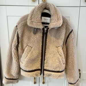 American Eagle Brown Sherpa Jacket